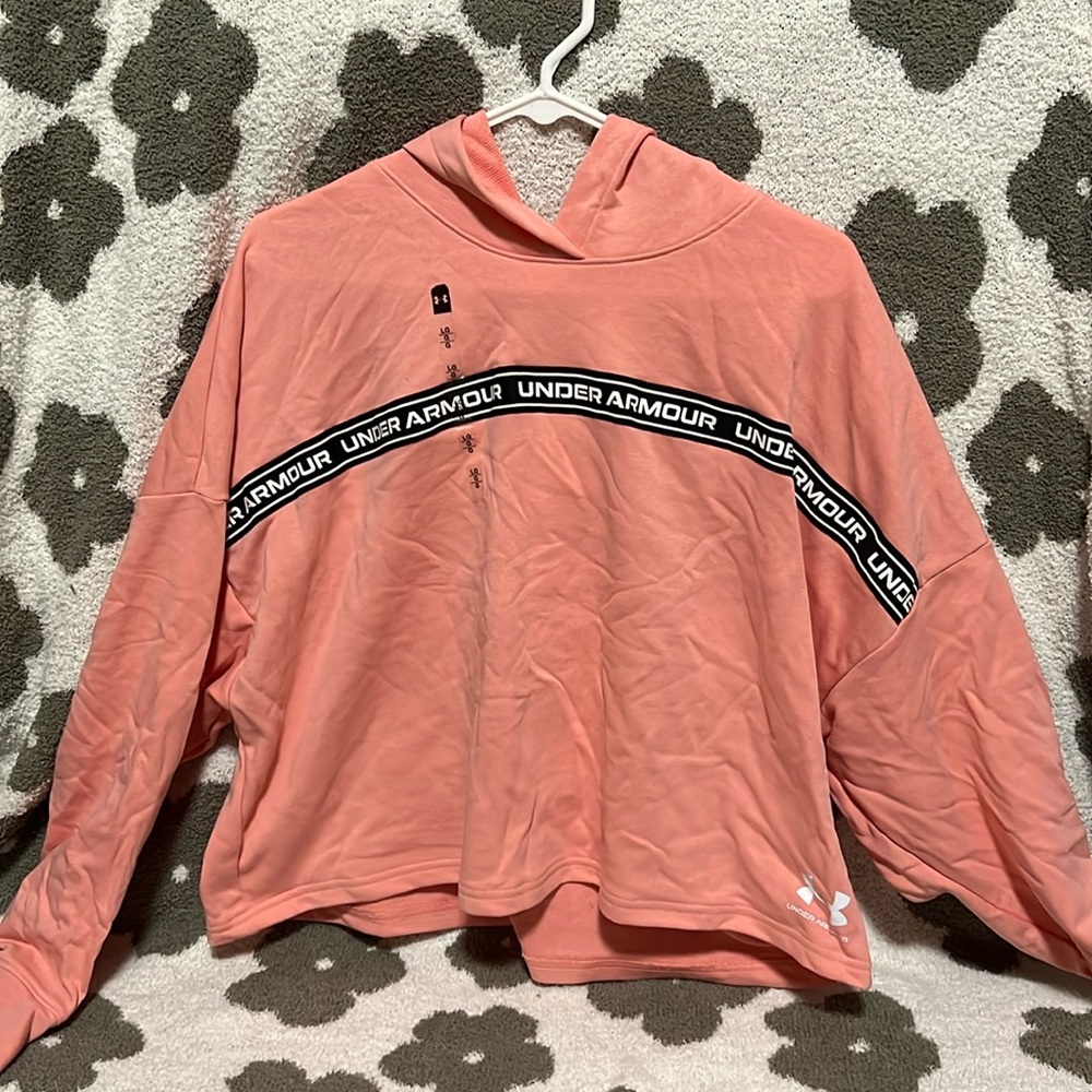 NEW under armor crop top hoodie